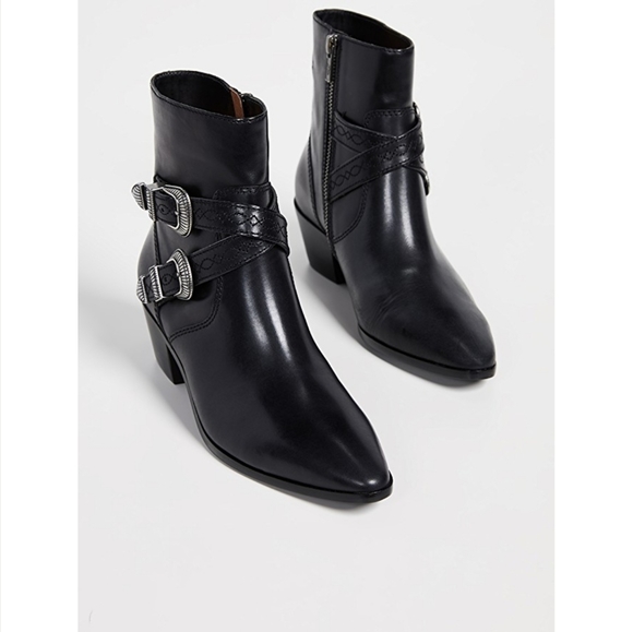 Gorgeous Frye Double-Buckle Booties - Picture 5 of 8